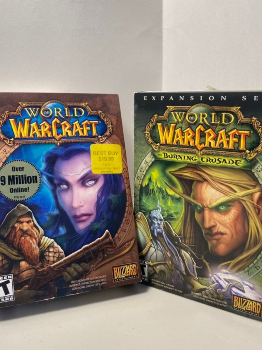 Bundle: World of Warcraft + Burning Crusade ExpansionSet (PC, 2006/07, Blizzard)